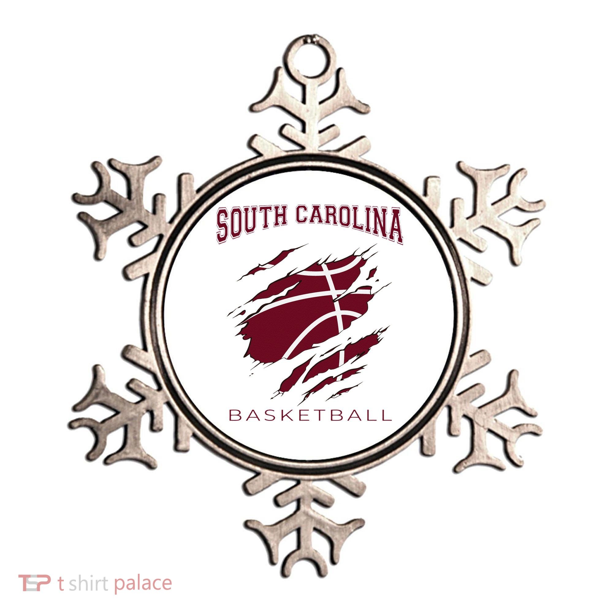 Carolinas Fan Apparel Hoops Gear South Carolina Basketball Ornament