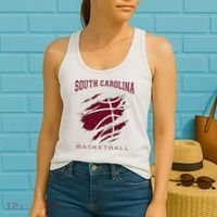Carolinas Fan Apparel Hoops Gear South Carolina Basketball Women's Tank Top thumb 2