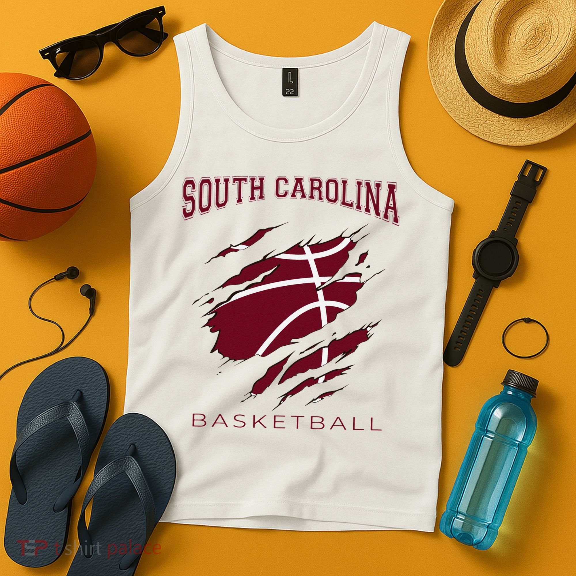 Carolinas Fan Apparel Hoops Gear South Carolina Basketball Tank Top