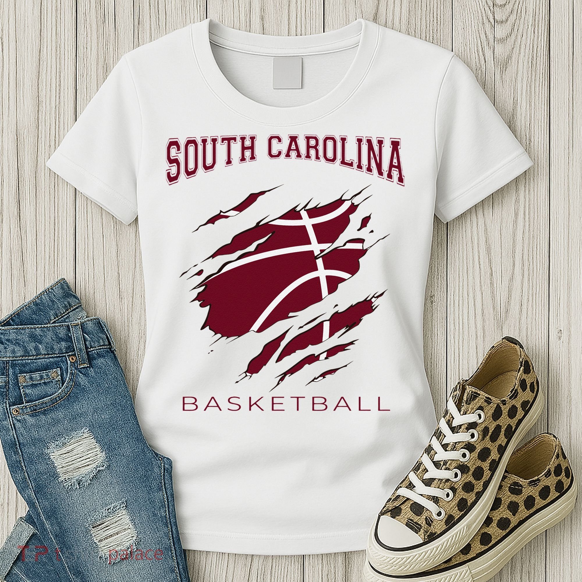Carolinas Fan Apparel Hoops Gear South Carolina Basketball Women's T-Shirt