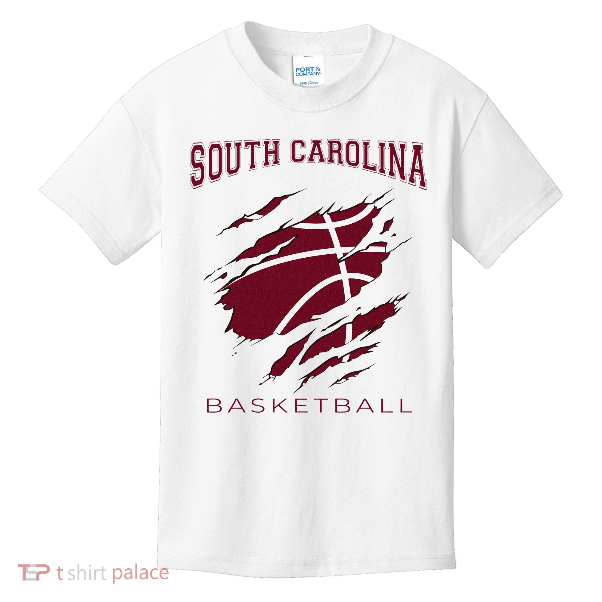 Carolinas Fan Apparel Hoops Gear South Carolina Basketball Kids T-Shirt