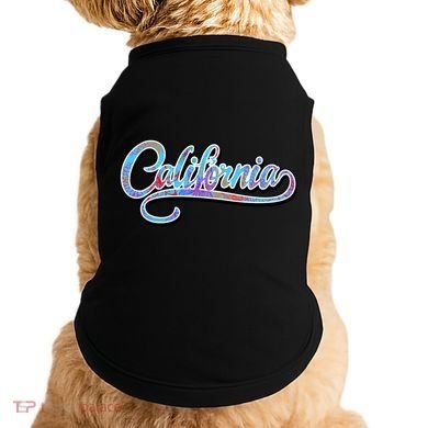 California Flower And Palm Doggie Tank