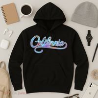California Flower And Palm Hoodie thumb 3