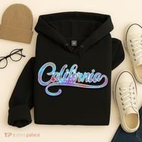 California Flower And Palm Hoodie thumb 4
