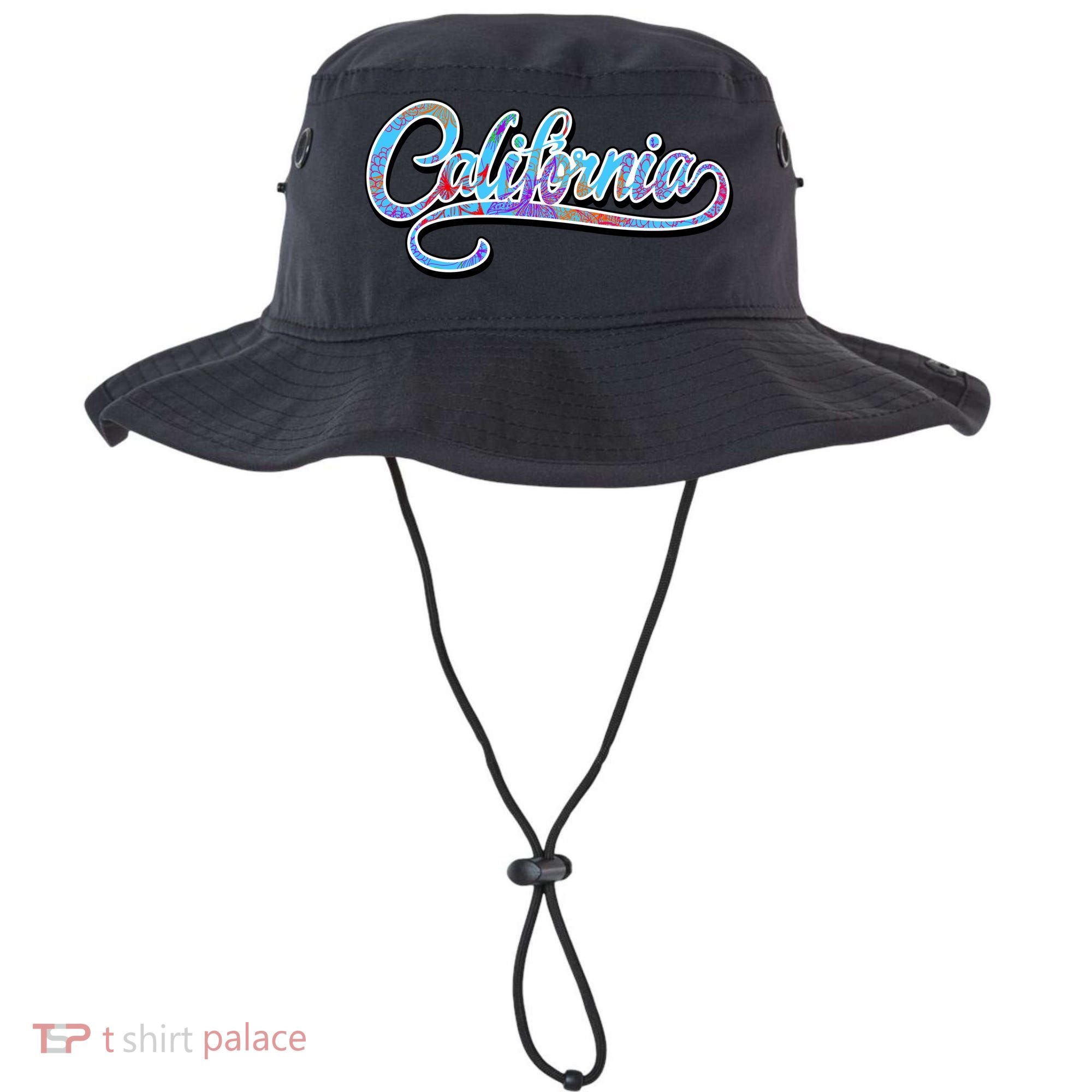 California Flower And Palm Bucket Hat