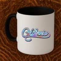 California Flower And Palm Coffee Mug thumb 2