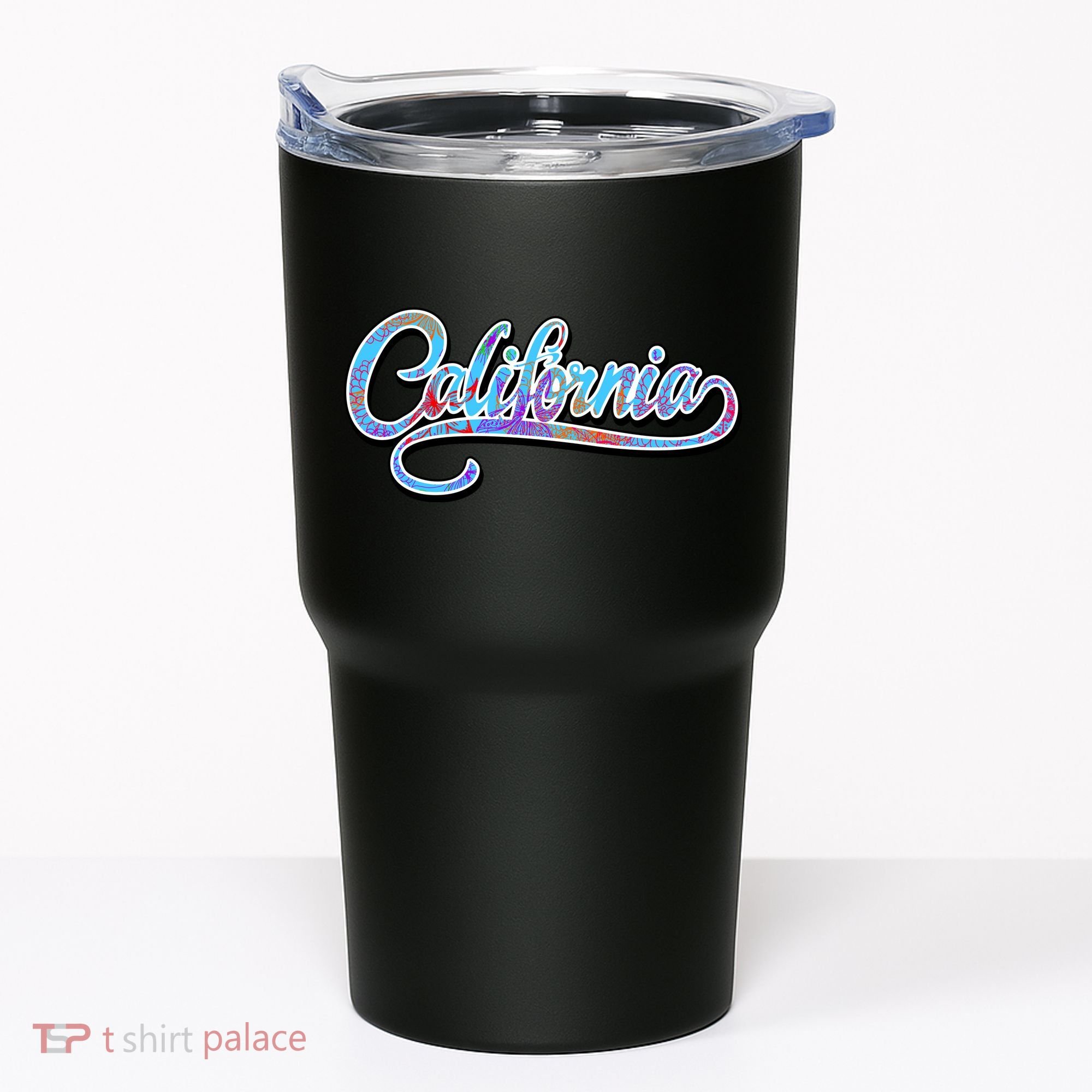 California Flower And Palm Tumbler