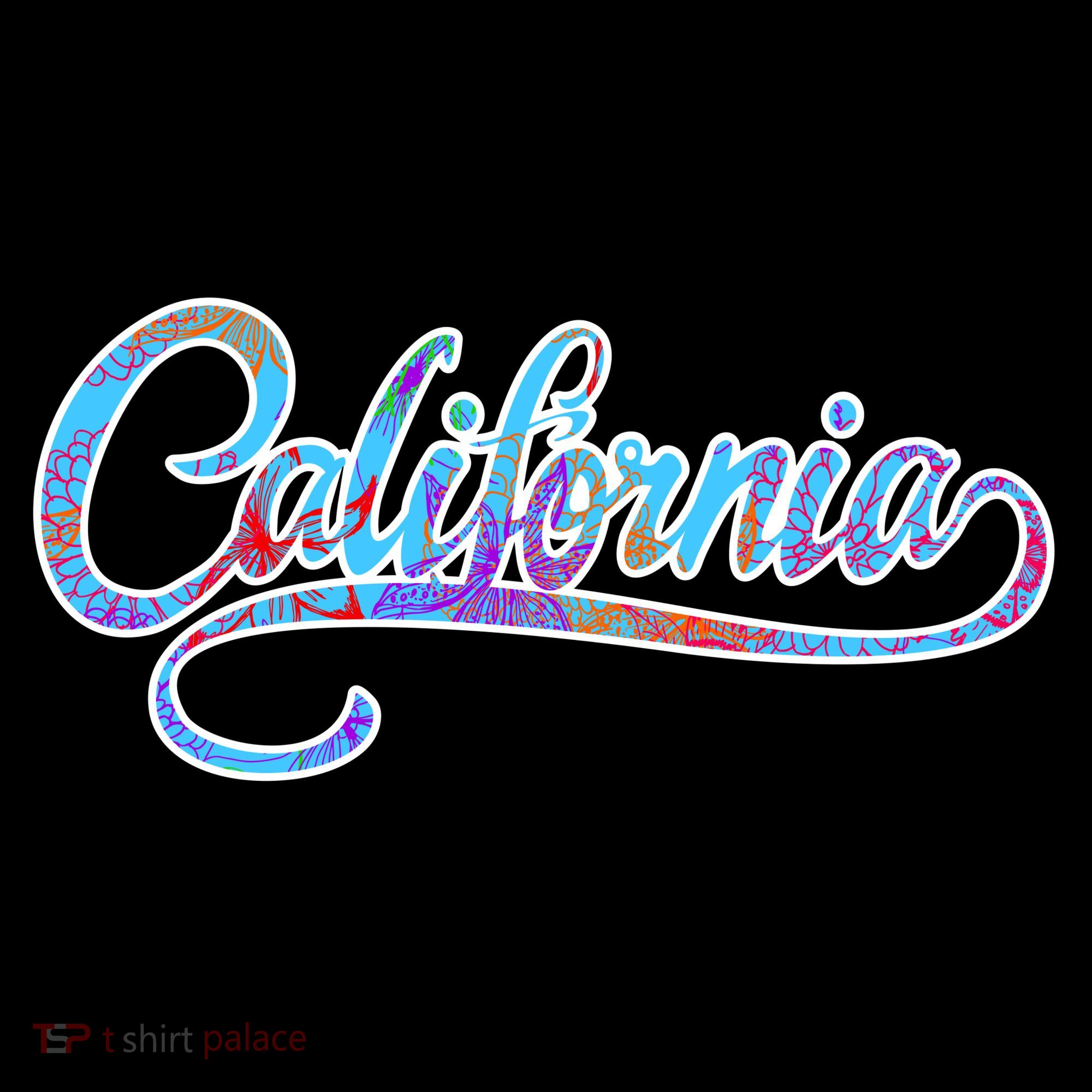 California Flower And Palm Mousepad