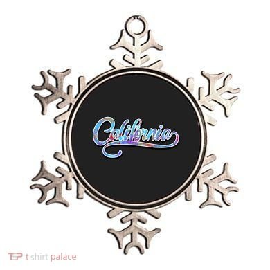 California Flower And Palm Ornament