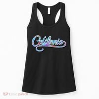 California Flower And Palm Women's Tank Top thumb 0