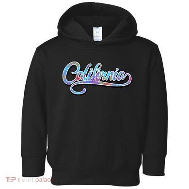 California Flower And Palm Toddler Hoodie