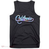 California Flower And Palm Tank Top thumb 0