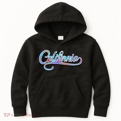 California Flower And Palm Kids Hoodie