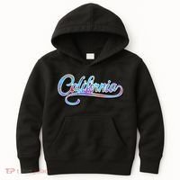 California Flower And Palm Kids Hoodie thumb 0