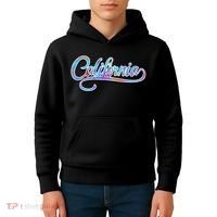 California Flower And Palm Kids Hoodie thumb 4