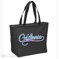 California Flower And Palm Tote Bag thumb 2