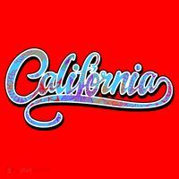 California Flower And Palm Santa Hat thumb 1