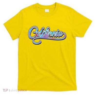 California Flower And Palm T-Shirt