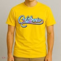 California Flower And Palm T-Shirt thumb 3