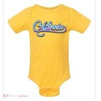 California Flower And Palm Baby Bodysuit thumb 0