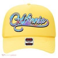 California Flower And Palm Hat thumb 0