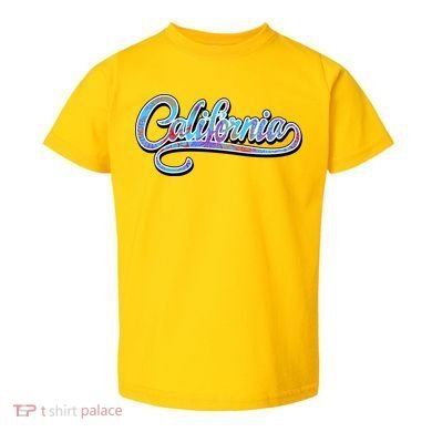 California Flower And Palm Toddler T-Shirt