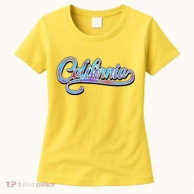 California Flower And Palm Women's T-Shirt