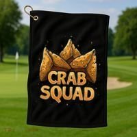 Chinese Food Aesthetic Goons Meme Funny Crab Rangoon Golf Towel thumb 1
