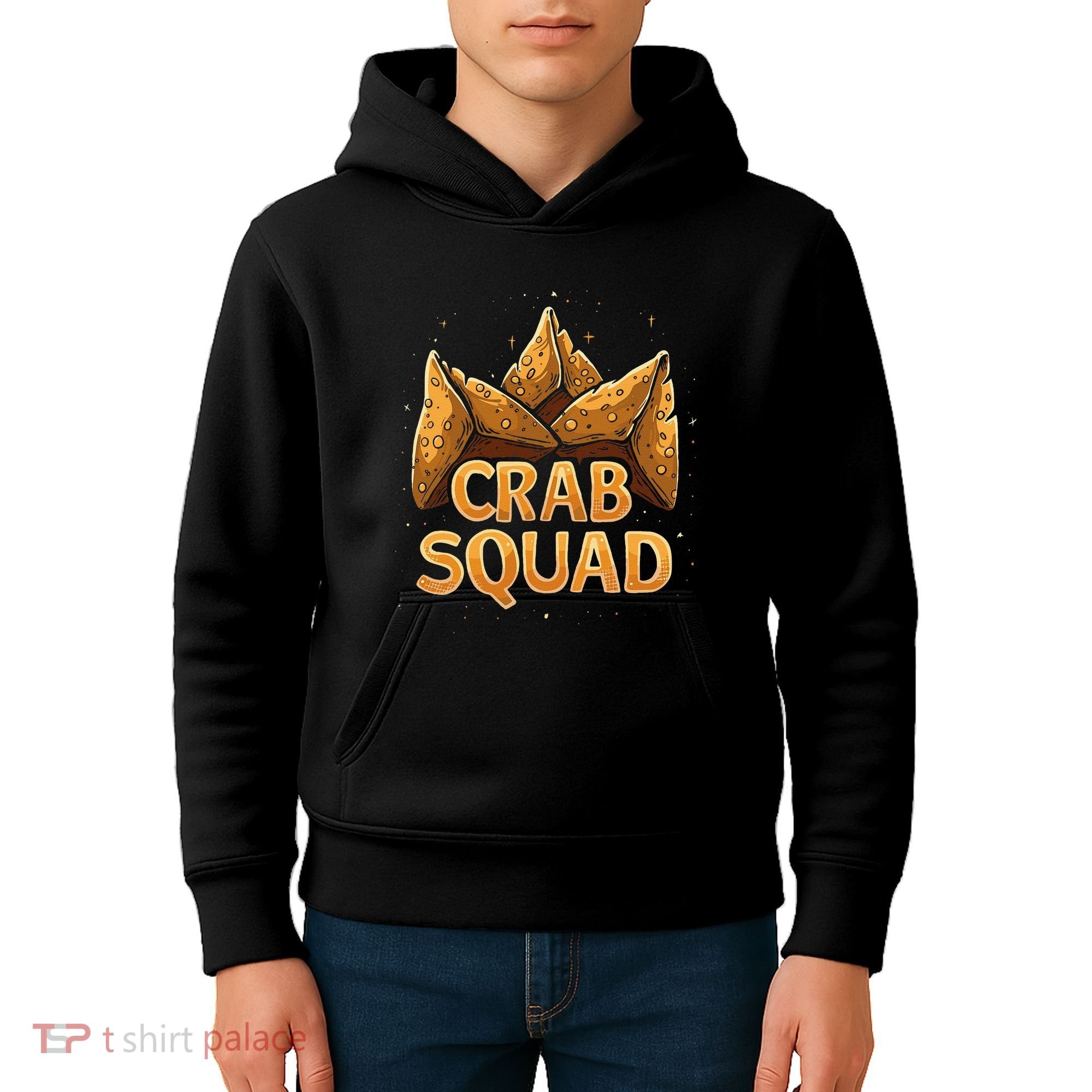 Chinese Food Aesthetic Goons Meme Funny Crab Rangoon Kids Hoodie