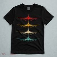 Colorful Flying Airplanes Airline Pilot Airplane Aircraft T-Shirt thumb 5