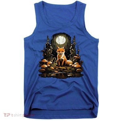 Cottagecore Fox Aesthetic Mushroom Outfit For Women Tank Top