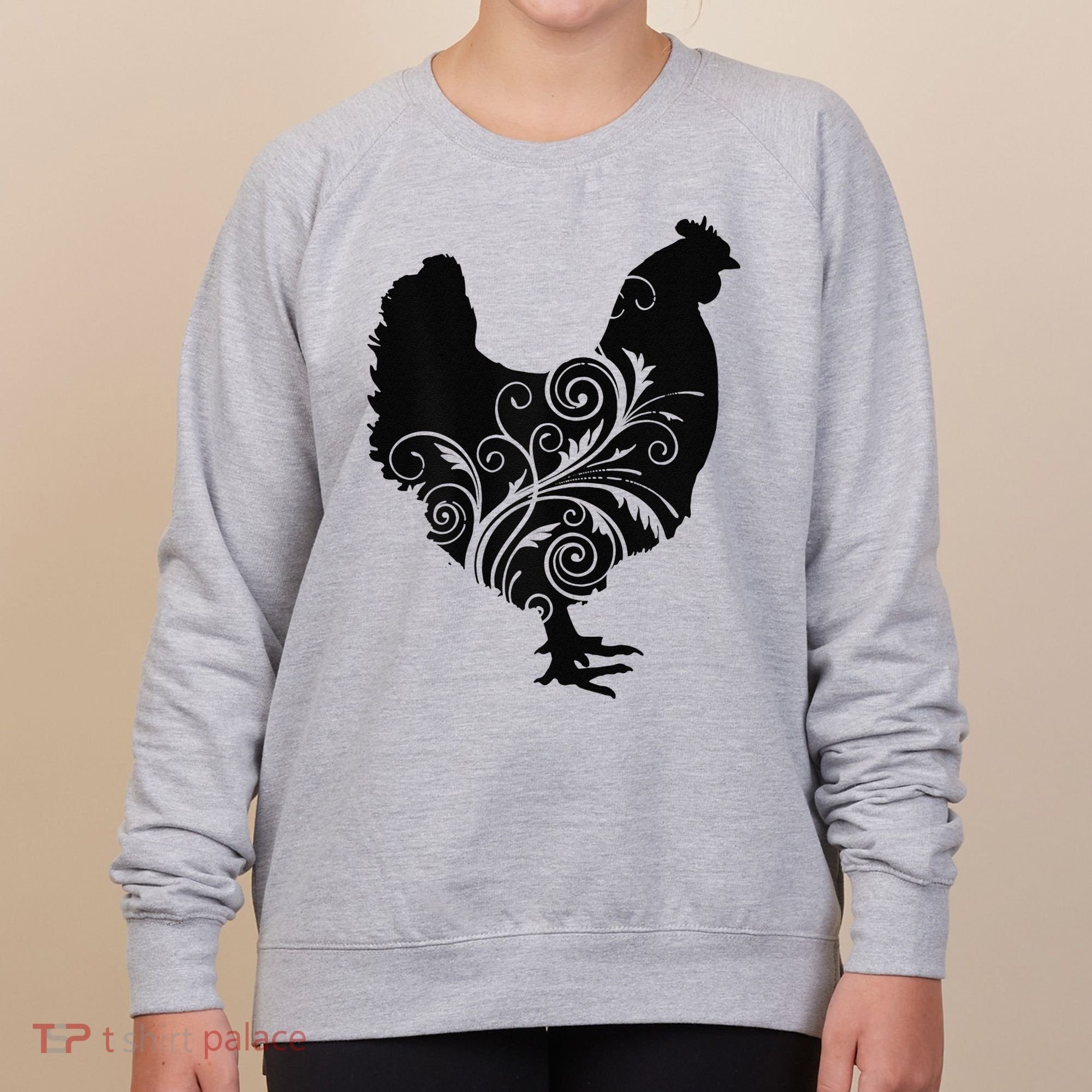 Chicken Farm Animal Poultry Farmer Gift Women's Sweatshirt