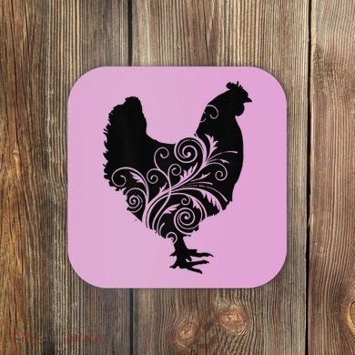 Chicken Farm Animal Poultry Farmer Gift Coaster