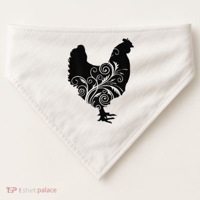 Chicken Farm Animal Poultry Farmer Gift USA-Made Doggie Bandana