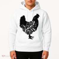 Chicken Farm Animal Poultry Farmer Gift Hoodie thumb 2