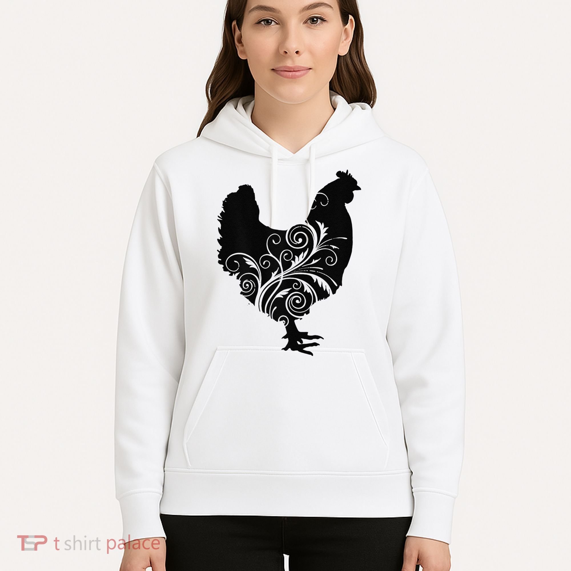 Chicken Farm Animal Poultry Farmer Gift Hoodie