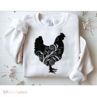 Chicken Farm Animal Poultry Farmer Gift Sweatshirt thumb 2