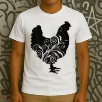 Chicken Farm Animal Poultry Farmer Gift T-Shirt thumb 3