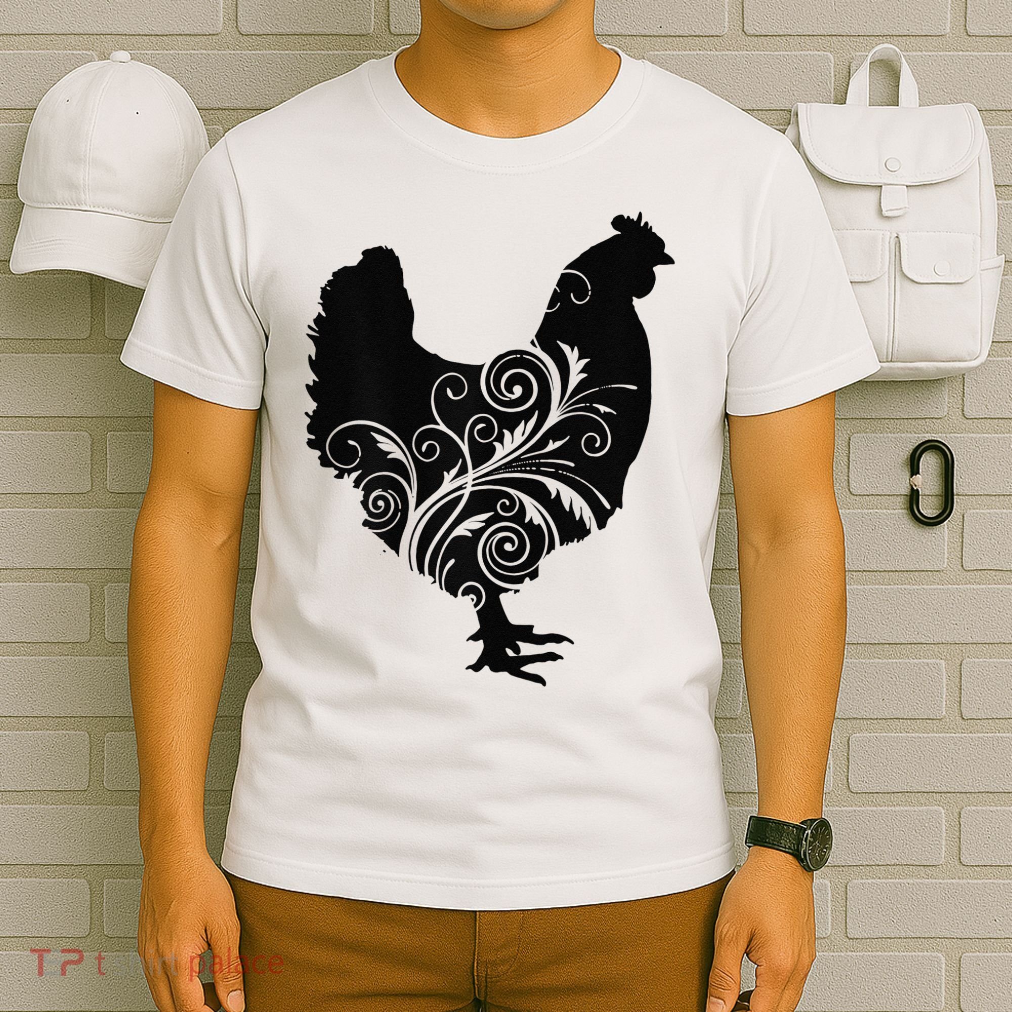 Chicken Farm Animal Poultry Farmer Gift T-Shirt