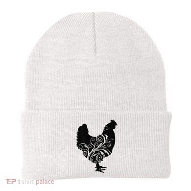 Chicken Farm Animal Poultry Farmer Gift Beanie