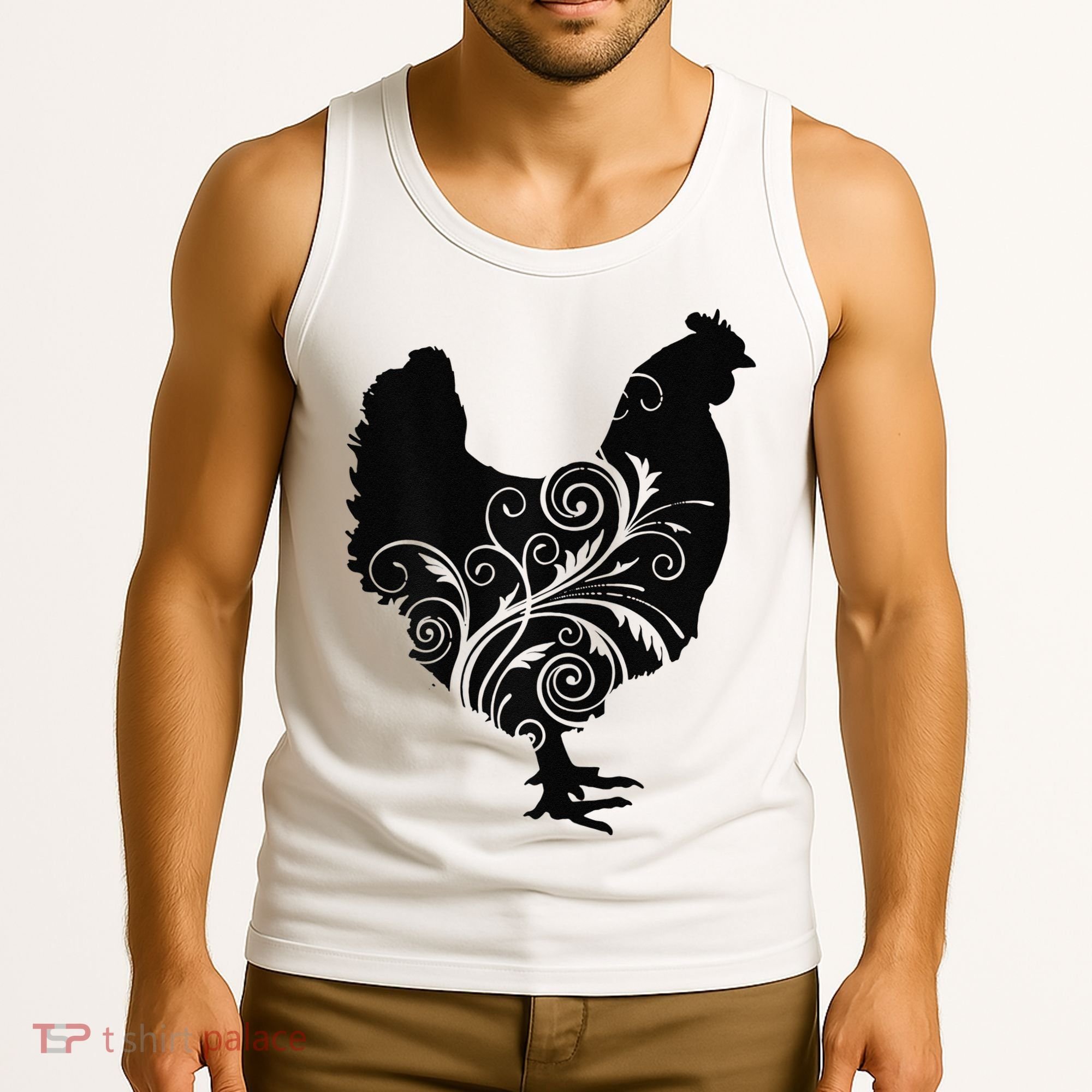 Chicken Farm Animal Poultry Farmer Gift Tank Top