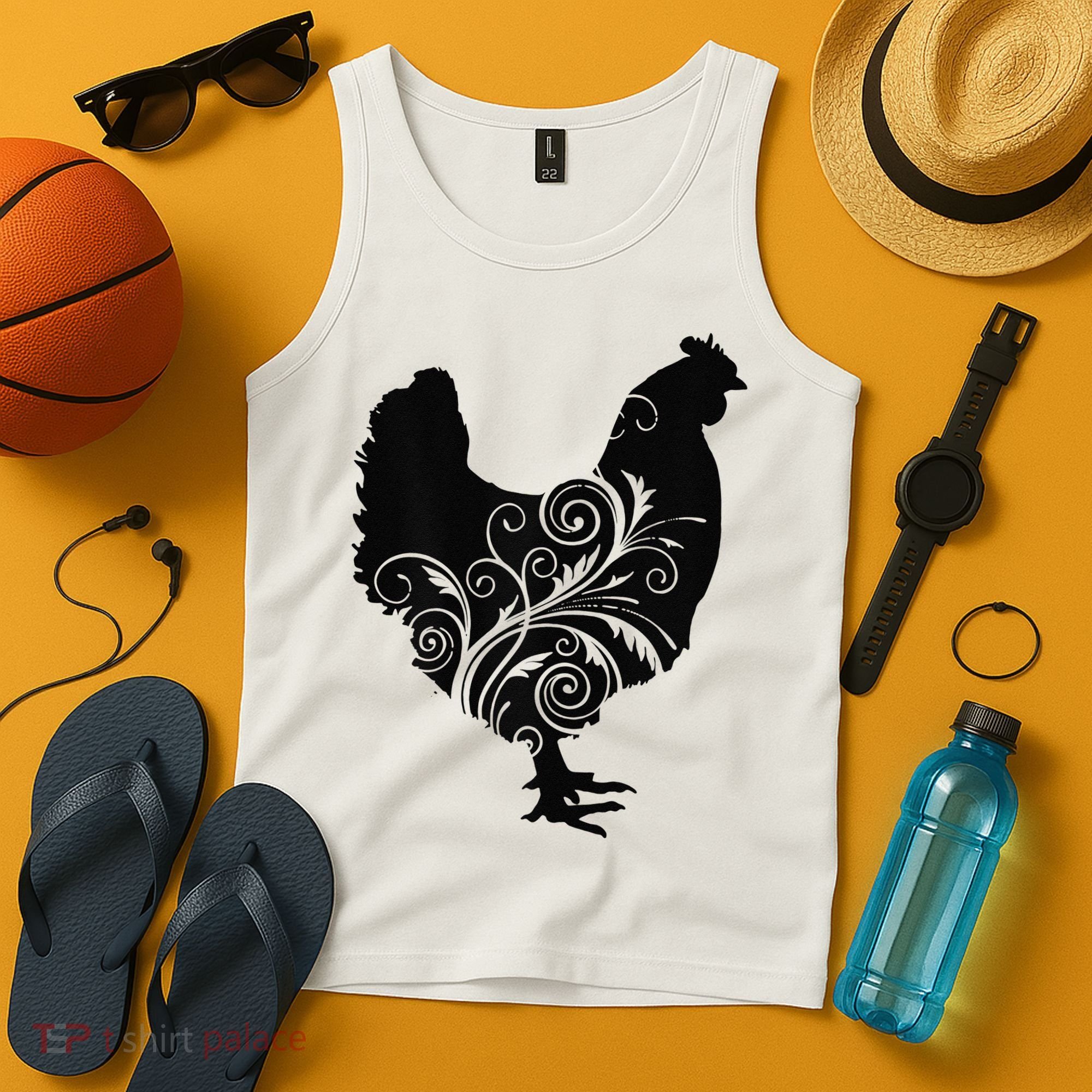 Chicken Farm Animal Poultry Farmer Gift Tank Top