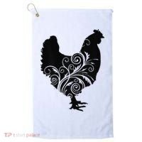 Chicken Farm Animal Poultry Farmer Gift Golf Towel thumb 0