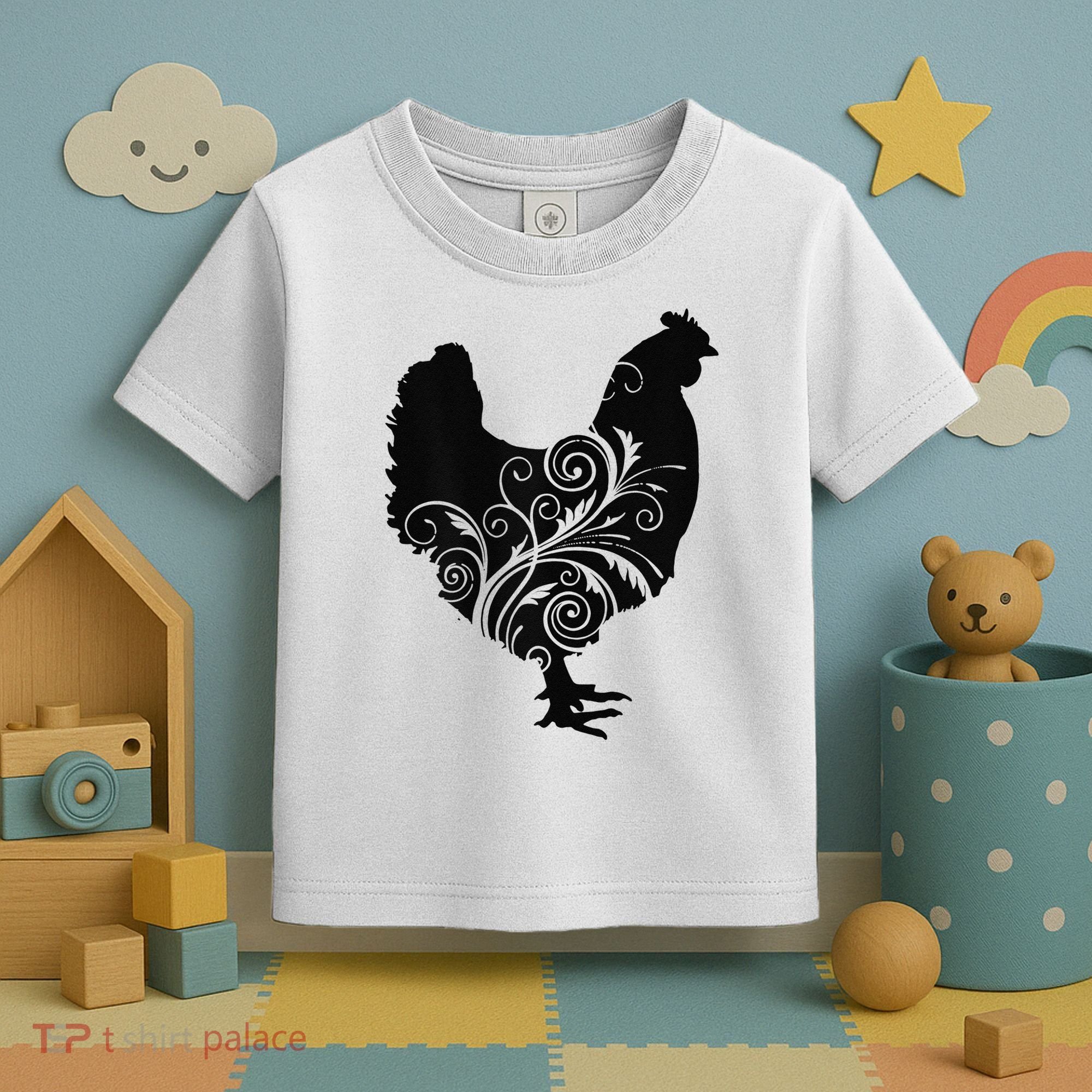 Chicken Farm Animal Poultry Farmer Gift Toddler T-Shirt