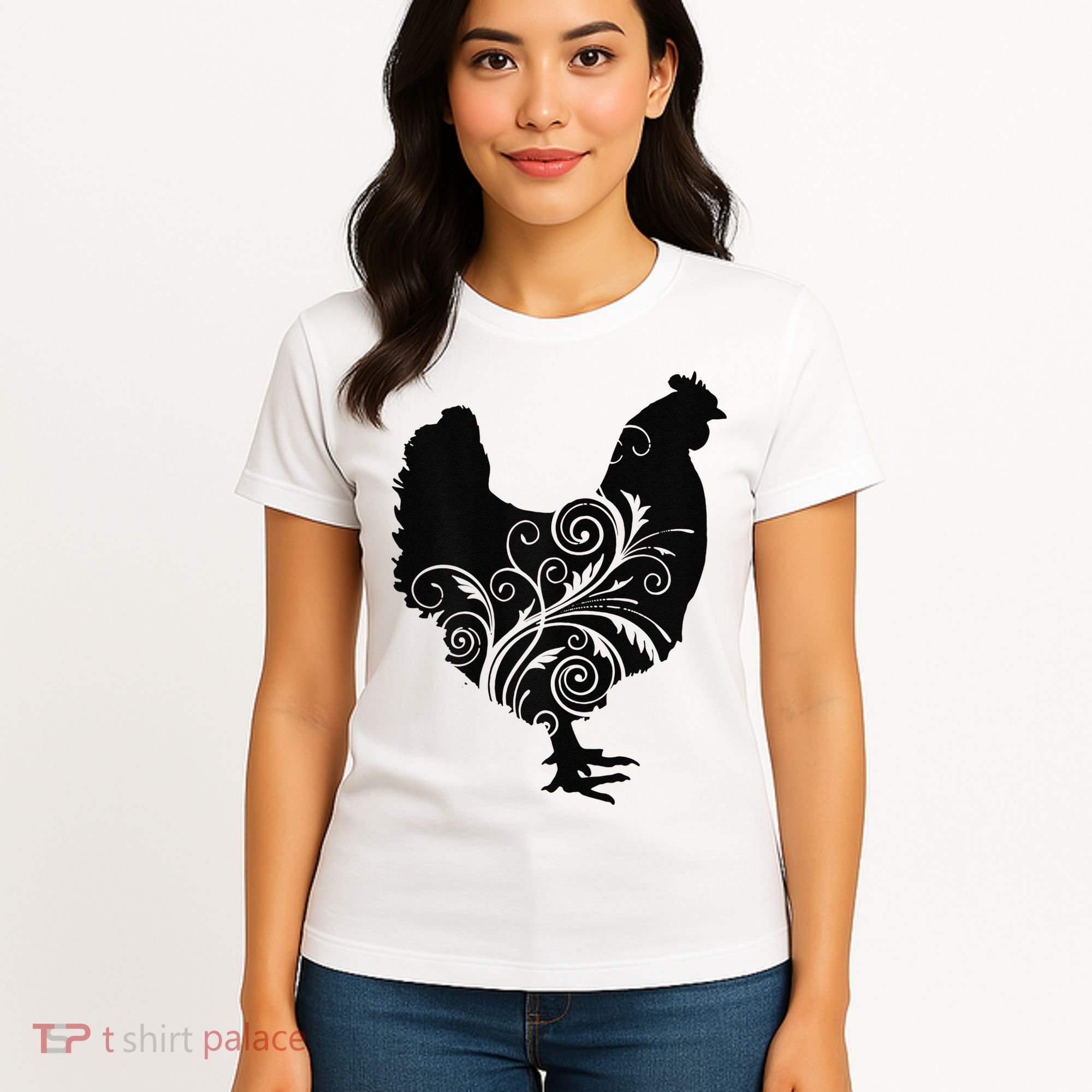 Chicken Farm Animal Poultry Farmer Gift Women's T-Shirt