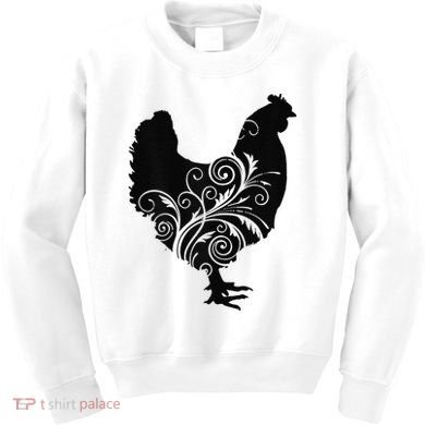 Chicken Farm Animal Poultry Farmer Gift Kids Sweatshirt