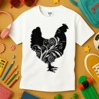 Chicken Farm Animal Poultry Farmer Gift Kids T-Shirt thumb 3