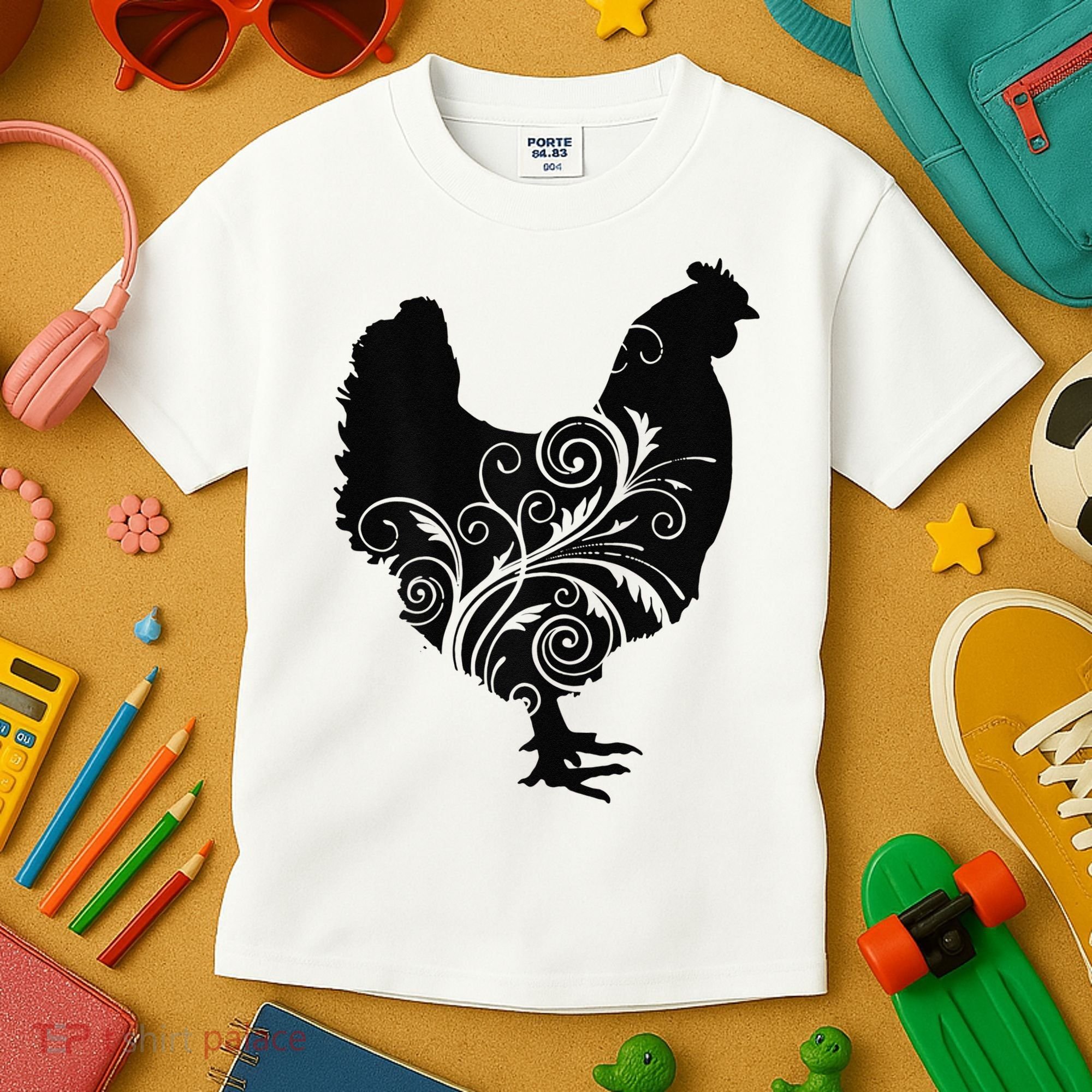 Chicken Farm Animal Poultry Farmer Gift Kids T-Shirt