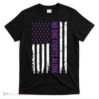 Cystic Fibrosis Awareness Purple Ribbon T-Shirt thumb 0