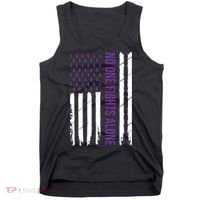 Cystic Fibrosis Awareness Purple Ribbon Tank Top thumb 0